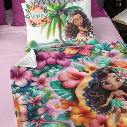 Imagem de Cobertor Moana 155x240cm Duplo Pele De Carneiro E Soft