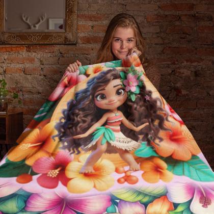 Imagem de Cobertor Moana 155x240cm Duplo Pele De Carneiro E Soft