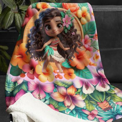 Imagem de Cobertor Moana 155x240cm Duplo Pele De Carneiro E Soft