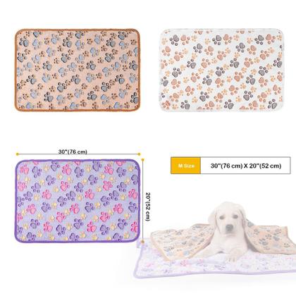 Imagem de Cobertor para cães Dono, pacote com 3 para cães pequenos, lã macia e fofa