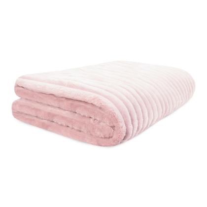 Imagem de Cobertor Queen Neo Mares 220x240 cm Canelado 300g/m² Cor:Blush