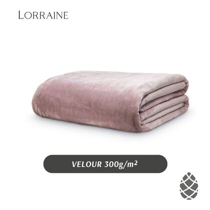 Imagem de Cobertor Queen Neo Velour 220x240 Liso 300g/m² Rose