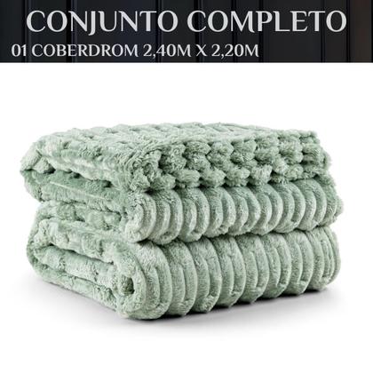 Imagem de Cobertor Queen Super Grosso Fofinho Quente E Antialérgco