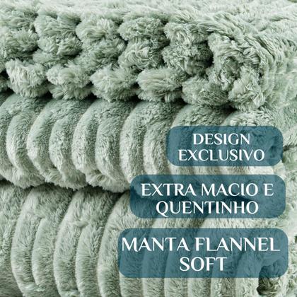 Imagem de Cobertor Queen Super Grosso Fofinho Quente E Antialérgco