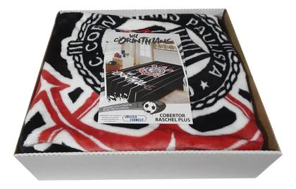 Imagem de Cobertor Raschel Jolitex Solteiro Corinthians Maravilhoso