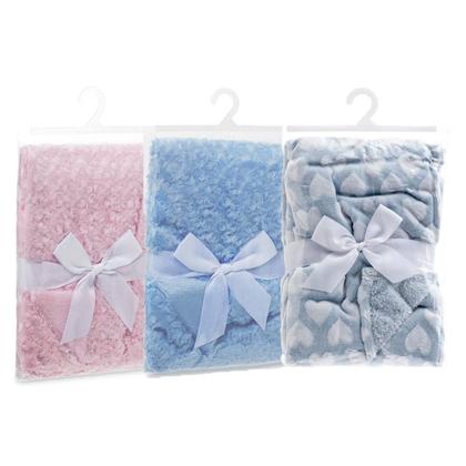 Imagem de Cobertor Saída Maternidade Manta Bebê Berço Edredom Menino Menina Sherpa