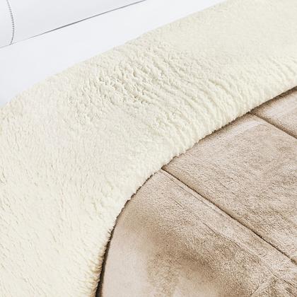 Imagem de Cobertor SOLTEIRO dupla face sherpa manta flannel coberdrom