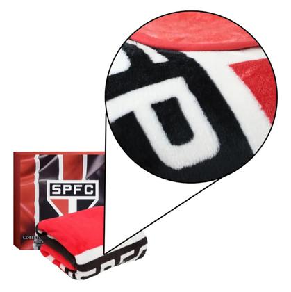 Imagem de Cobertor Solteiro Jolitex Raschel Macio São Paulo 1.50x2.20m