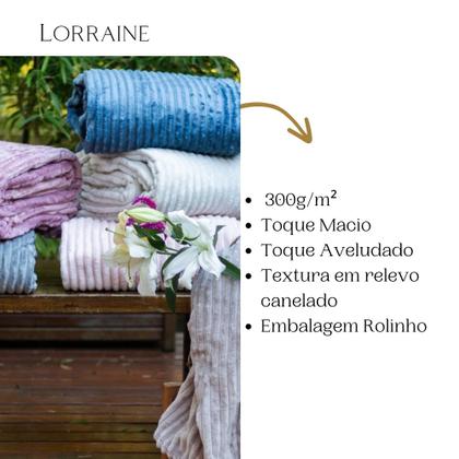 Imagem de Cobertor Solteiro Neo Mares 150X220 cm Canelado 300g/m² Cor:Rose