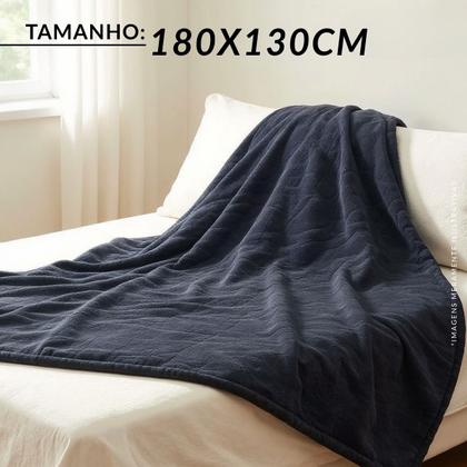 Imagem de Cobertor Térmico Casal 180x130cm Com Controle de Temperatura 127v Inmetro