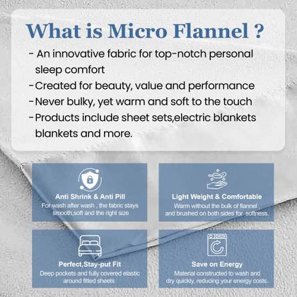 Imagem de Cobertor Thermee Micro Flannel King-Size Lightweight Snow