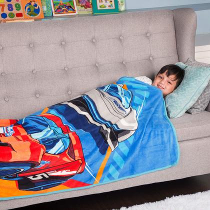 Imagem de Cobertor Throw Bedding Franco Kids Super Soft Hot Wheels