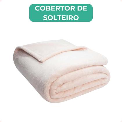 Imagem de Cobertor Velour Camesa 150 x 220 Microfibra Para Cama de Solteiro