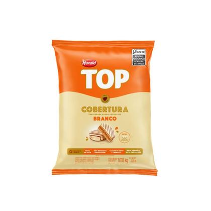 Imagem de Cobertura Chocolate Branco Em Gotas Top Harald C/ 1 Kg