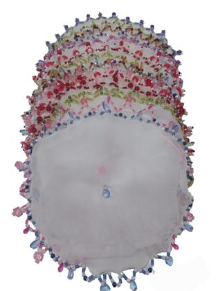 Imagem de Cobre Jarra Tule Transparente Com Pedrarias Sortidas Para Bomboniere e Baleiro Mesa Posta Anti Mosca