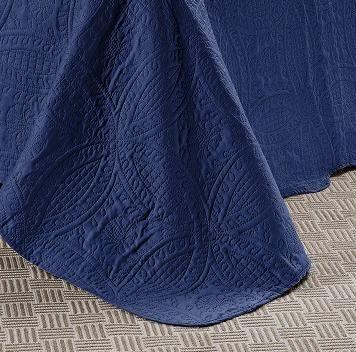 Imagem de Cobre Leito Bouti Casal Padrão Dupla Face 3 Pçs Varias Cores