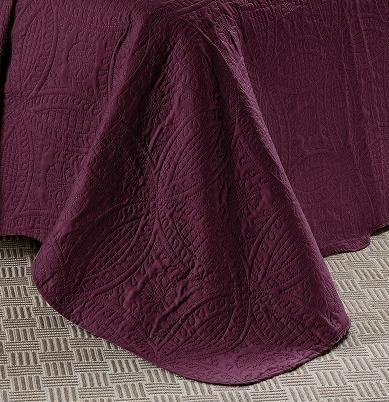 Imagem de Cobre Leito Bouti Casal Padrão Dupla Face 3 Pçs Varias Cores