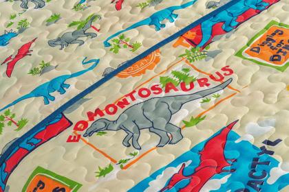 Imagem de Cobre leito Bouti solteiro Infantil Dupla Face Matelado Dino