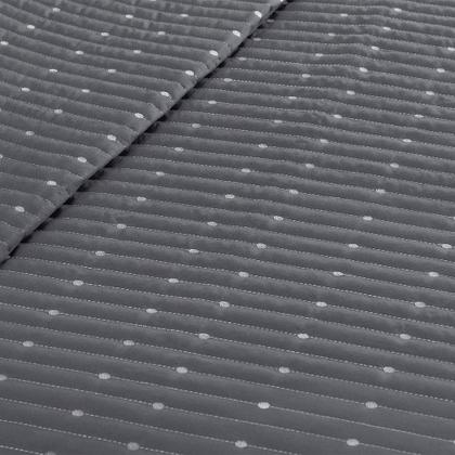 Imagem de Cobre Leito Casal Colcha Jogo de Cama Queen Dupla Face Cobreleito Bordado Urbany 400Fios