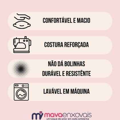 Imagem de Cobre Leito Casal Queen 3 peças Lese Colcha Dupla Face Matelado c/ Porta Travesseiro