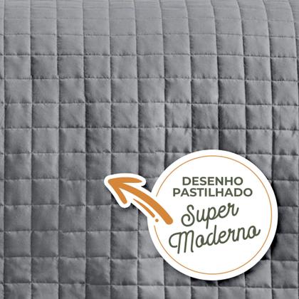 Imagem de Cobre Leito Colcha 3 Peças Percal 400 Fios