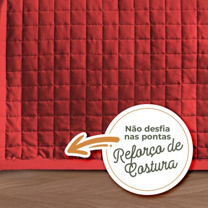 Imagem de Cobre Leito Colcha 3 Peças Percal 400 Fios