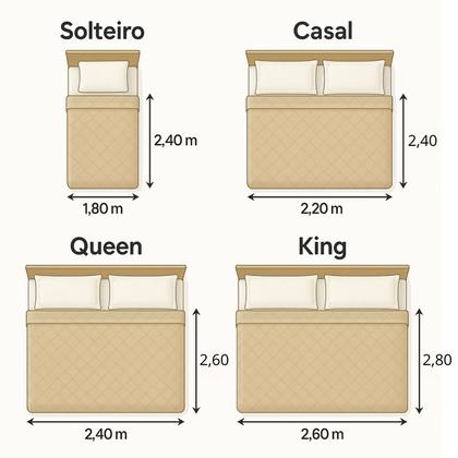Imagem de Cobre Leito Colcha 400 Fios 2 Porta Travesseiros Dupla Face Aba Zíper Solteiro Casal Queen King Macio Toque Suave Micropercal