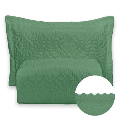 Imagem de Cobre Leito Colcha Camili Solteiro 2 pçs Matelado Ultrassônico Dupla Face