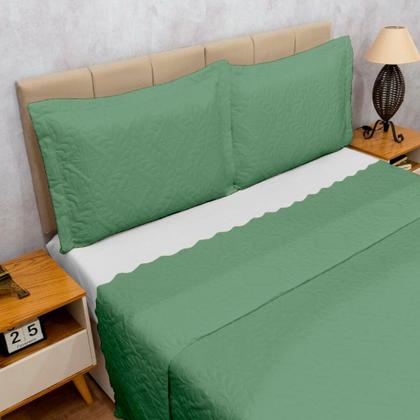 Imagem de Cobre Leito Colcha Camili Solteiro 2 pçs Matelado Ultrassônico Dupla Face