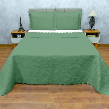 Imagem de Cobre Leito Colcha Camili Solteiro 2 pçs Matelado Ultrassônico Dupla Face