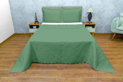 Imagem de Cobre Leito Colcha Camili Solteiro 2 pçs Matelado Ultrassônico Dupla Face