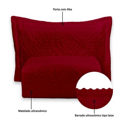 Imagem de Cobre Leito Colcha Camili Solteiro 2 pçs Matelado Ultrassônico Dupla Face