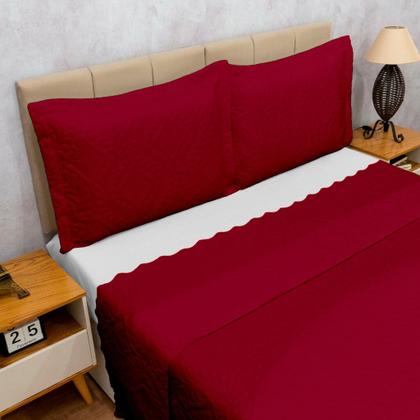 Imagem de Cobre Leito Colcha Camili Solteiro 2 pçs Matelado Ultrassônico Dupla Face