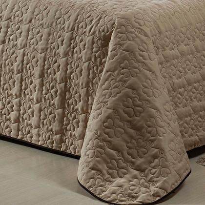 Imagem de Cobre Leito Colcha Casal Austria Matelado a linha 2,00m X 2,40m 03 Peças