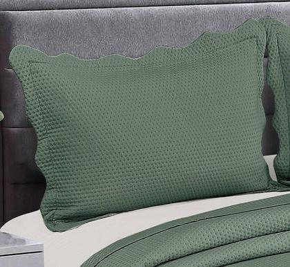 Imagem de Cobre Leito Colcha Casal Padrão Dupla Face com Toque Macio 200 Fios Ultrasonic 03 Peças Bulet