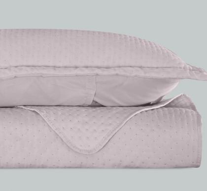 Imagem de Cobre Leito Colcha Casal Queen Dupla Face com Toque Macio 200 Fios Ultrasonic 03 Peças Bulet