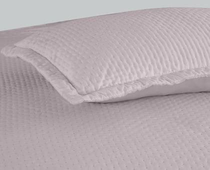 Imagem de Cobre Leito Colcha Casal Queen Dupla Face com Toque Macio 200 Fios Ultrasonic 03 Peças Bulet