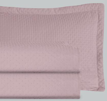 Imagem de Cobre Leito Colcha Casal Queen Dupla Face com Toque Macio 200 Fios Ultrasonic 03 Peças Bulet