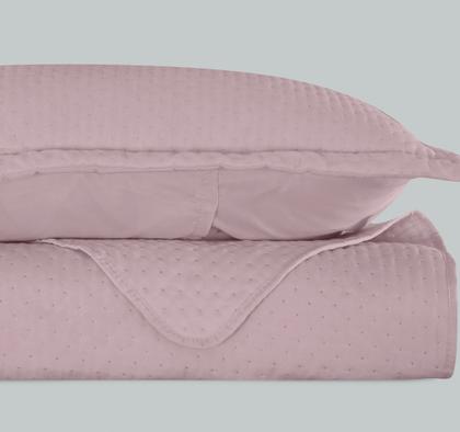 Imagem de Cobre Leito Colcha Casal Queen Dupla Face com Toque Macio 200 Fios Ultrasonic 03 Peças Bulet