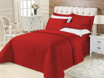 Imagem de Cobre leito colcha manta kit top line casal queen com 3 peças