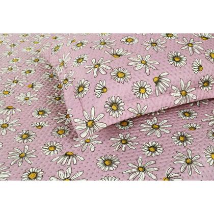 Imagem de Cobre Leito Colcha para Cama Solteiro Menina 2 peças Jardine