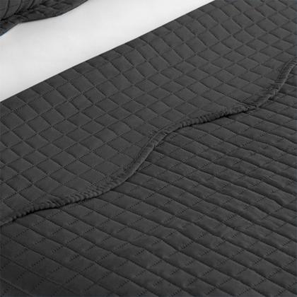 Imagem de Cobre Leito Colcha Queen 3 Peças Dupla Face Micro Percal 150 Fios Matelado Mosaico