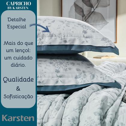 Imagem de Cobre-leito Colcha Queen Karsten Algodão Egípcio 3 Peças