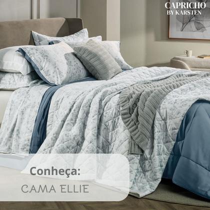 Imagem de Cobre-leito Colcha Queen Karsten Algodão Egípcio 3 Peças