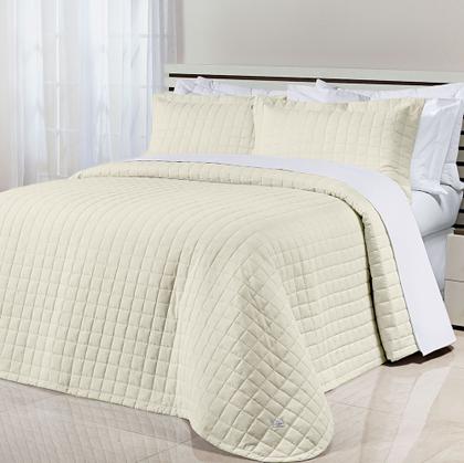 Imagem de Cobre Leito Colcha Solteiro King Basic Tecido Percal 200 Fios de Algodão 02 Peças 