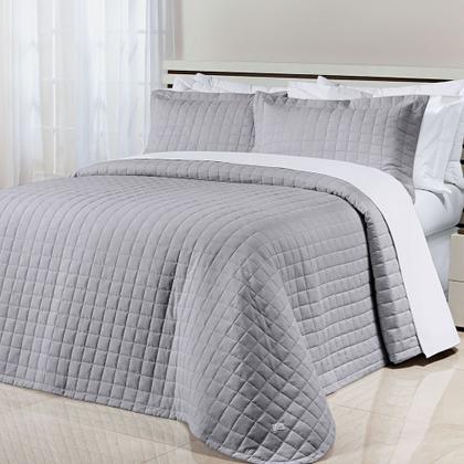 Imagem de Cobre Leito Colcha Solteiro King Basic Tecido Percal 200 Fios de Algodão 02 Peças 