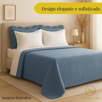 Imagem de Cobre Leito Dupla Face Micropercal 400 Fios Premium Ultra Macio Elegante Durável Solteiro Casal Queen King Moderno