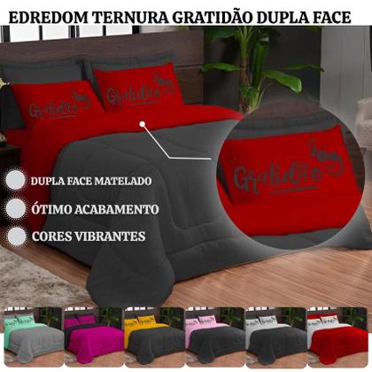 Imagem de Cobre Leito Edredom 5pcs Casal Queen Ternura GRATIDAO Dupla Face Fronhas Estampadas