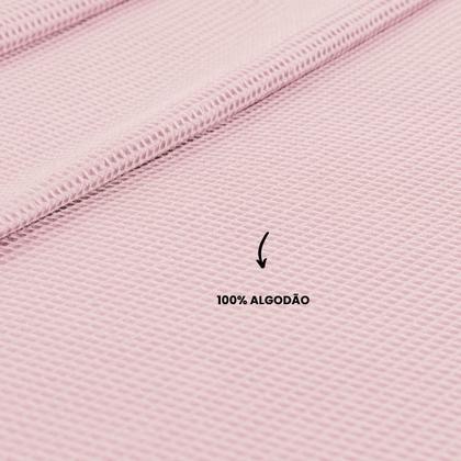 Imagem de Cobre Leito King 100% Algodão com Porta Travesseiro Aba Americana Charm 03 Peças