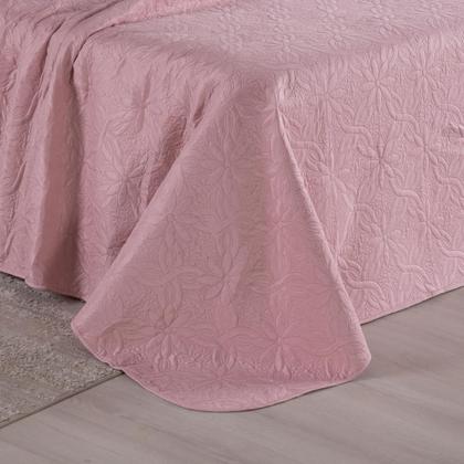 Imagem de Cobre Leito King Colcha 03 Pçs Dupla Face Liso Matelado Petchowork Liso